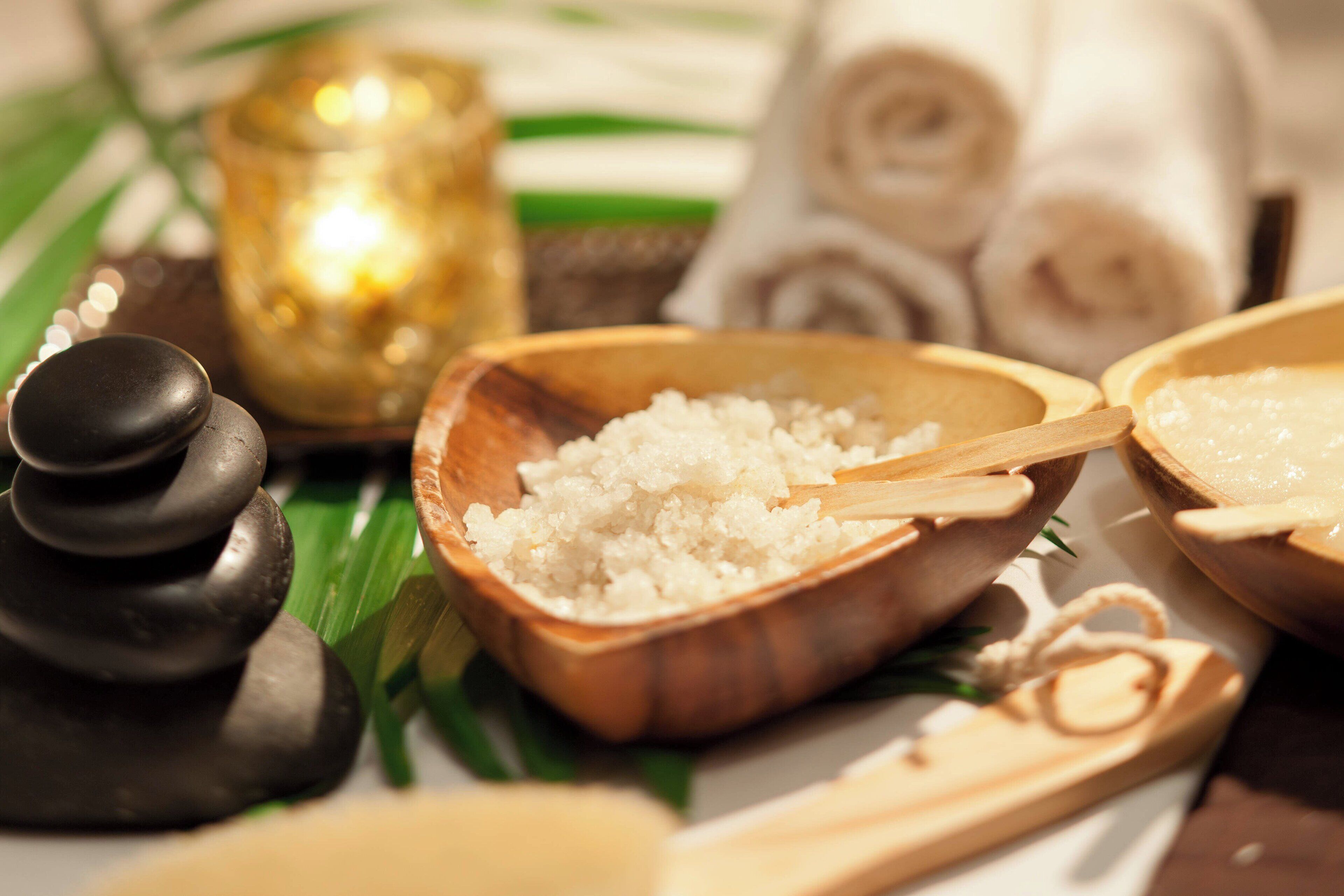 couples treatment room(s), steam room, body treatments, aromatherapy