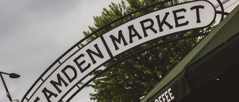 A street sign for Camden Market.