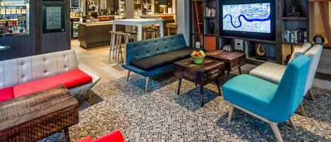 Lounge i lobbyen