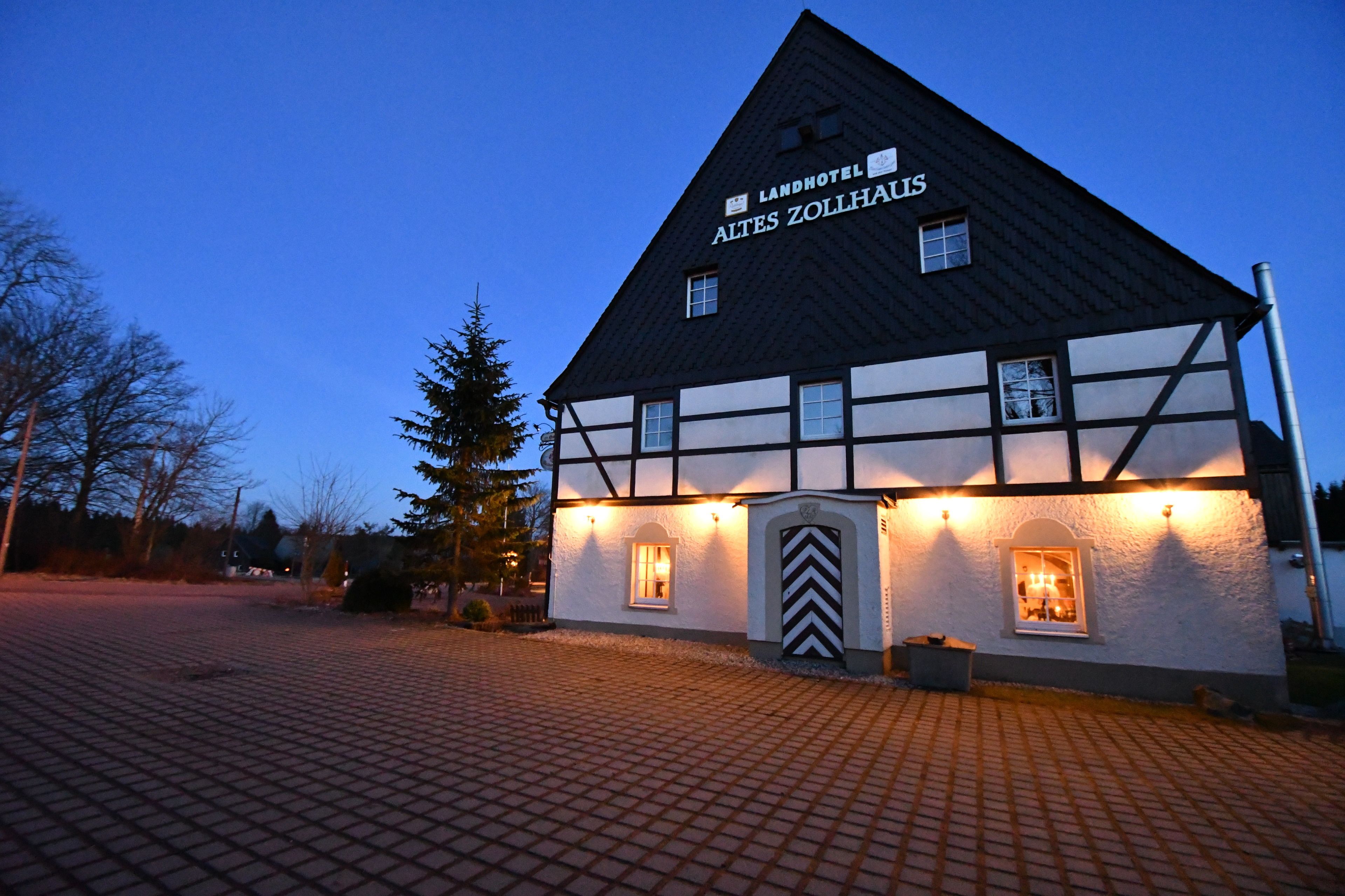 front of property – evening/night