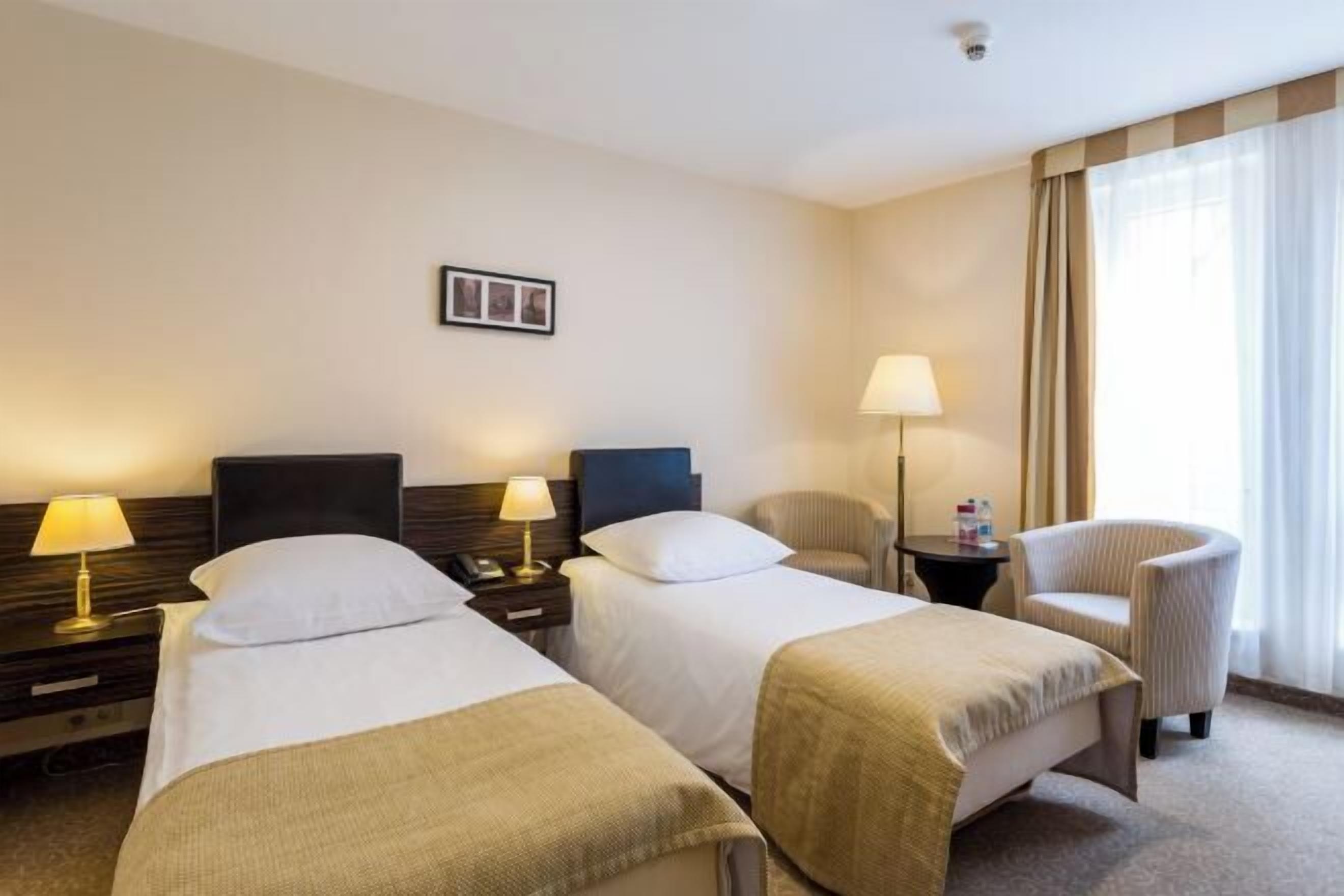 In-room safe, desk, laptop workspace, blackout drapes