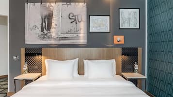Premium bedding, minibar, in-room safe, desk