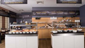 Daily buffet breakfast for a fee