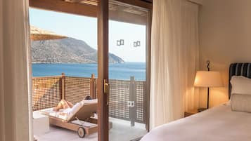 Deluxe-Suite, Meerblick | Hochwertige Bettwaren, Minibar, Zimmersafe