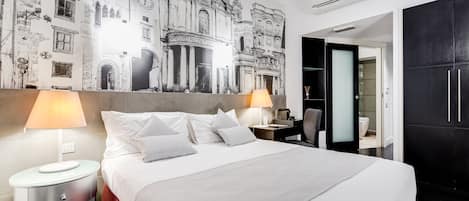 Standard-Doppelzimmer | Hochwertige Bettwaren, Minibar, Zimmersafe, individuell dekoriert