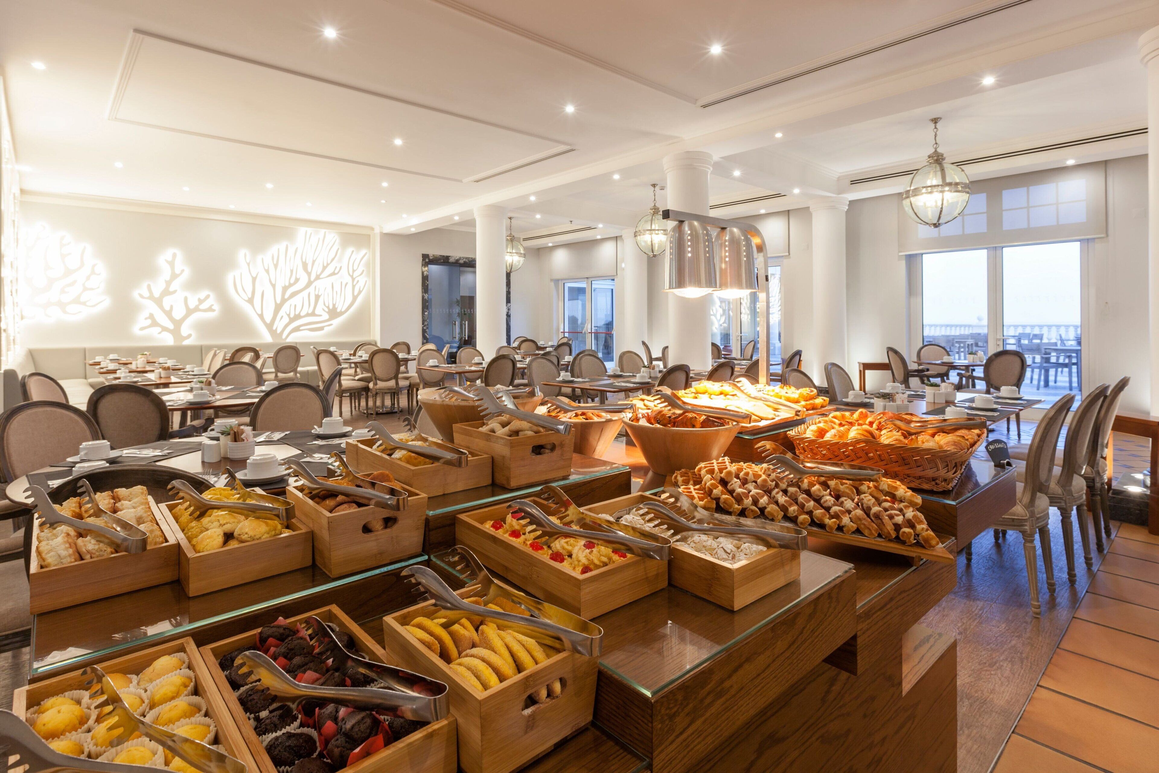 Free daily self-service breakfast 