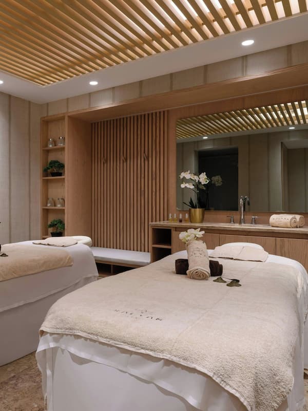 Espace de soins pour les couples, soins corporels, soins d'aromathérapie