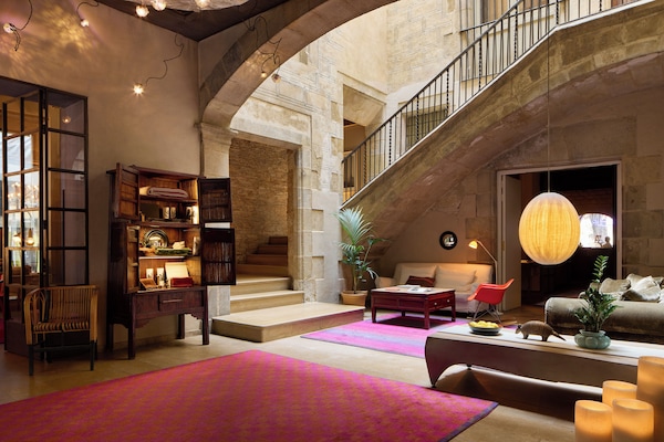 Sitteområde i lobbyen