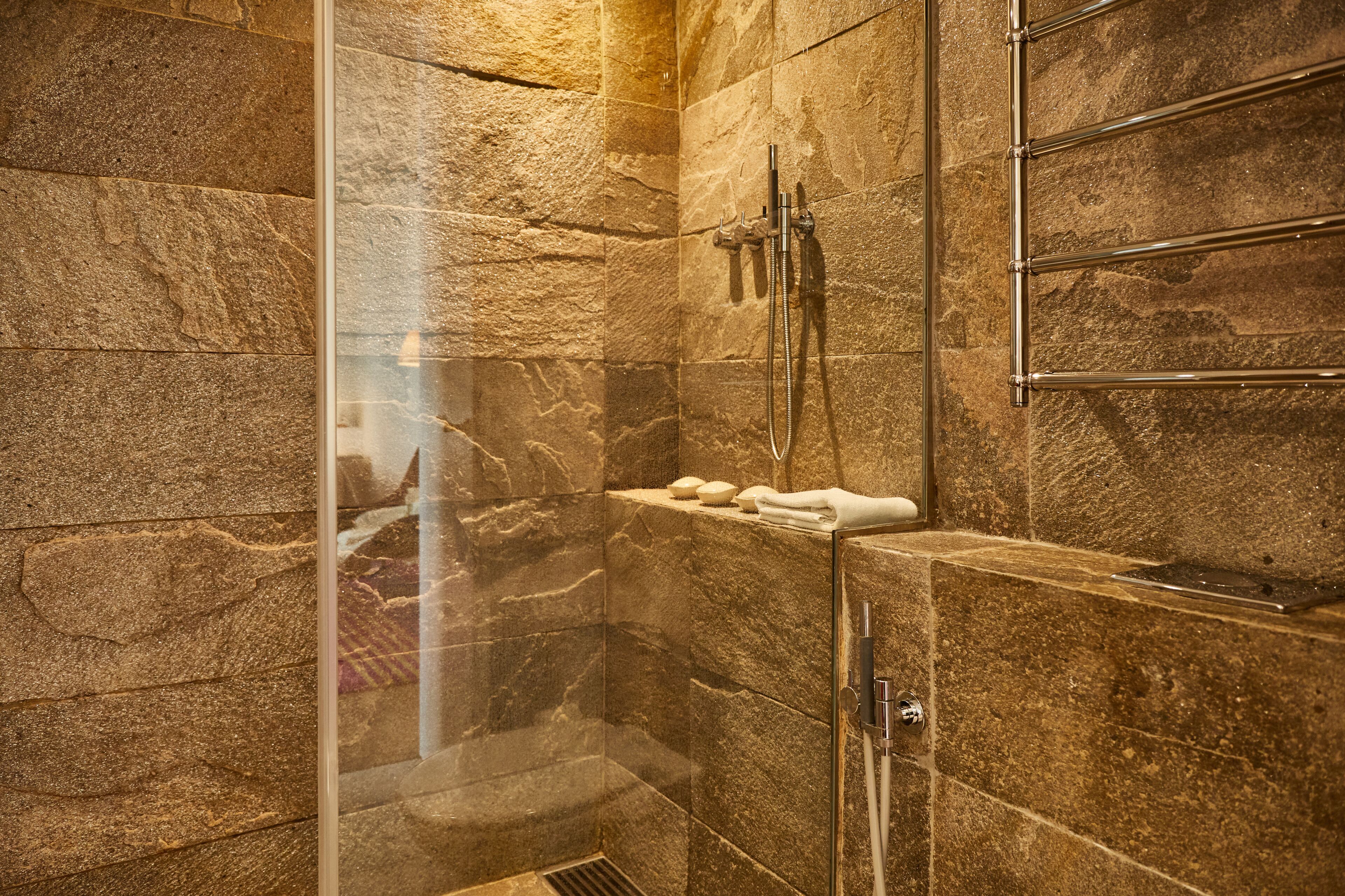 free toiletries, hair dryer, bathrobes, slippers