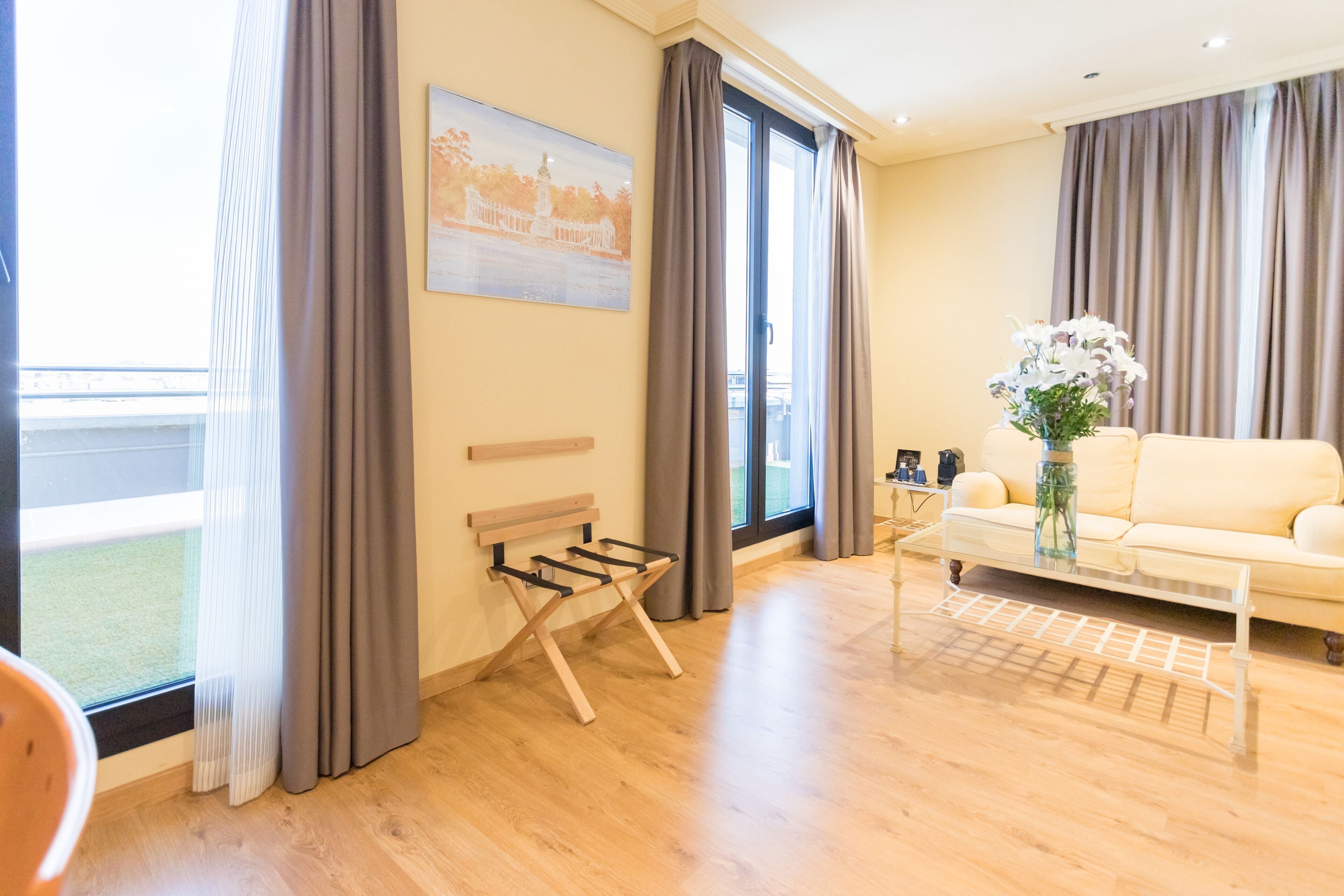 panoramic suite, terrace | premium bedding, minibar, in-room safe, desk