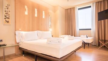 Premium bedding, minibar, in-room safe, desk