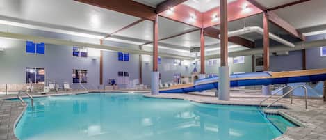 2 indoor pools, seasonal outdoor pool, sun loungers