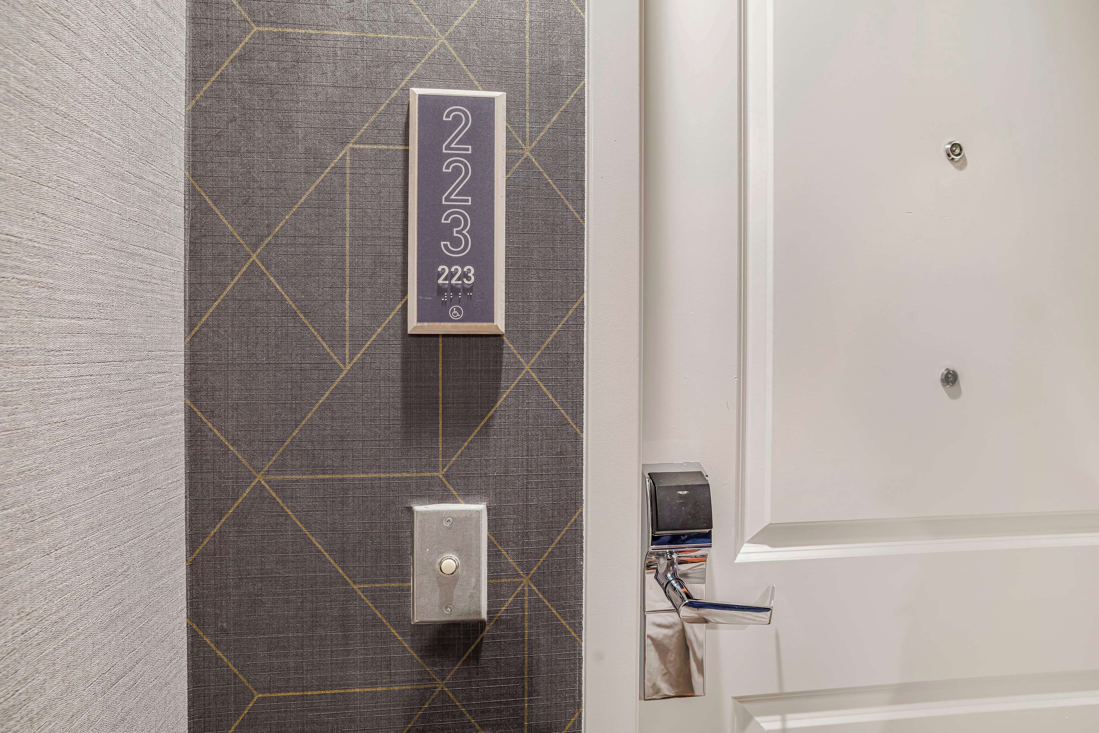 2 bedrooms, hypo-allergenic bedding, laptop workspace, blackout curtains