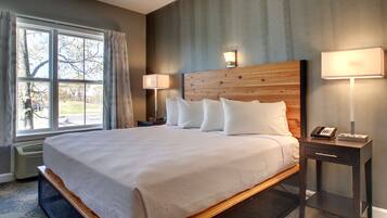 Suite, 1 King Bed, Non Smoking, Refrigerator & Microwave (Living Room;with Sofabed) | Premium bedding, pillowtop beds, desk, iron/ironing board