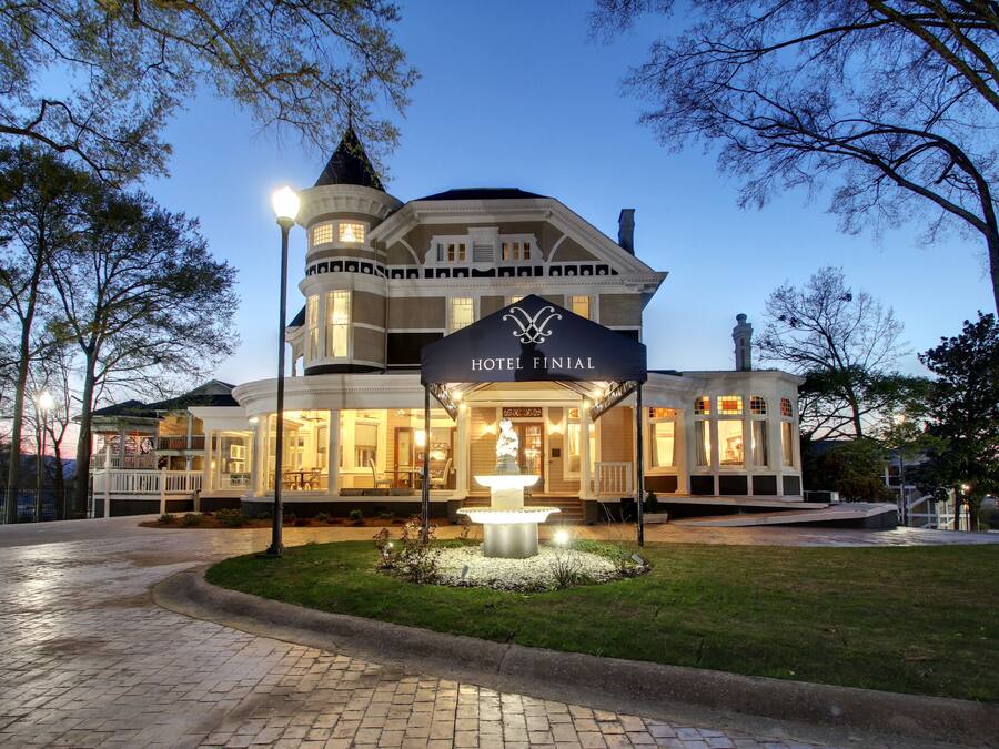 Front of property - evening/night