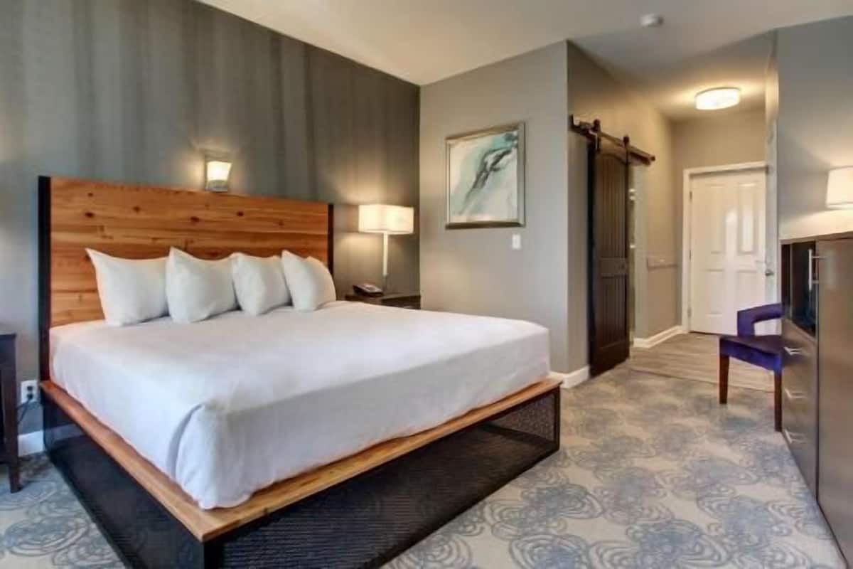 Premium bedding, pillow-top beds, desk, iron/ironing board