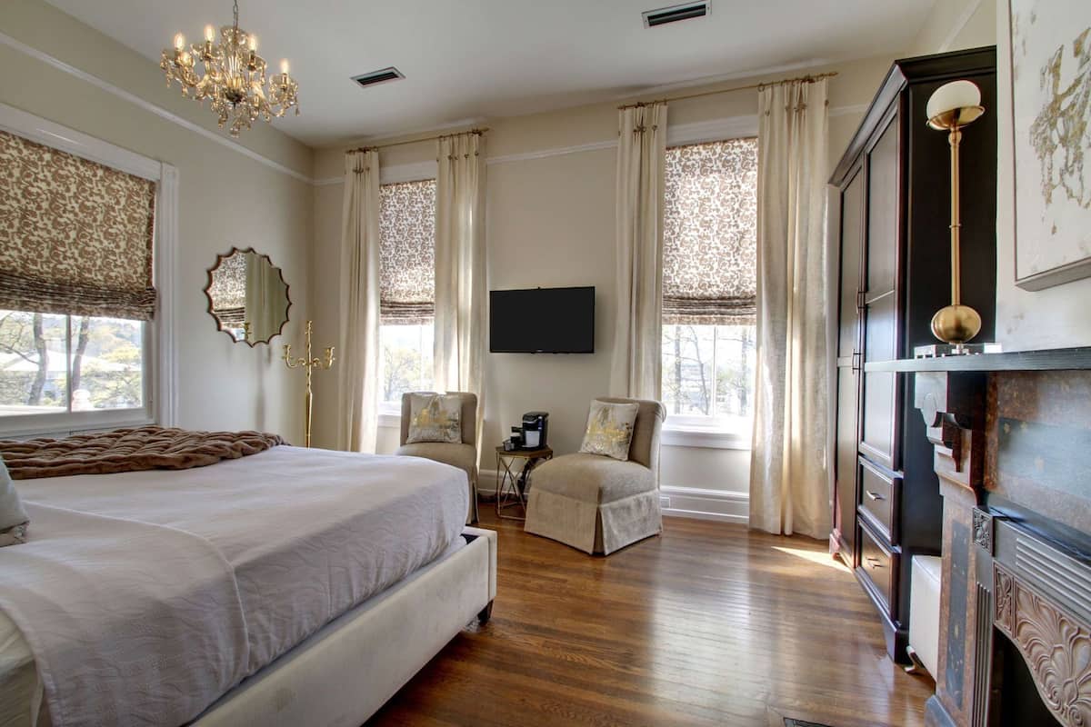 Premium bedding, pillow-top beds, desk, iron/ironing board