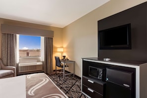Room, 1 King Bed, Accessible, Non Smoking | Desk, iron/ironing board, free WiFi, bed sheets
