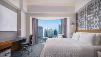 Premium bedding, pillow-top beds, minibar, in-room safe