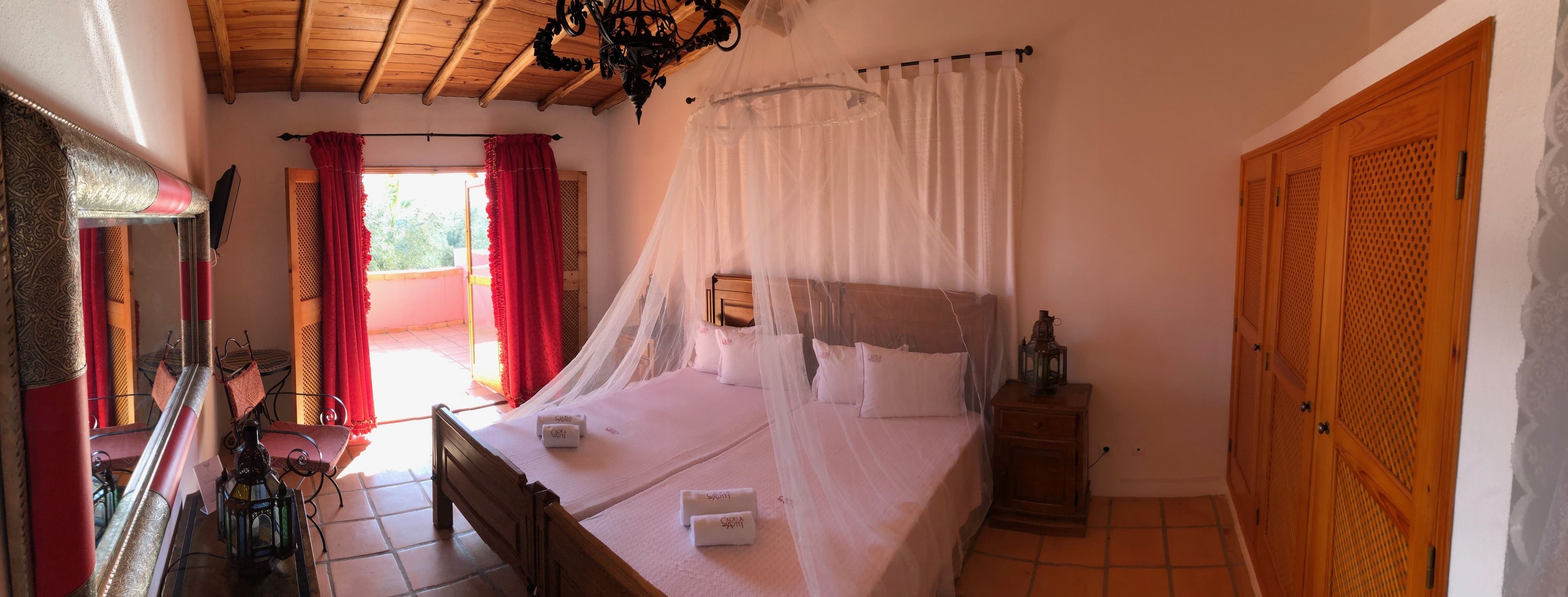 classic double or twin room, refrigerator, garden view | view from room