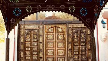 Entrada de la propiedad