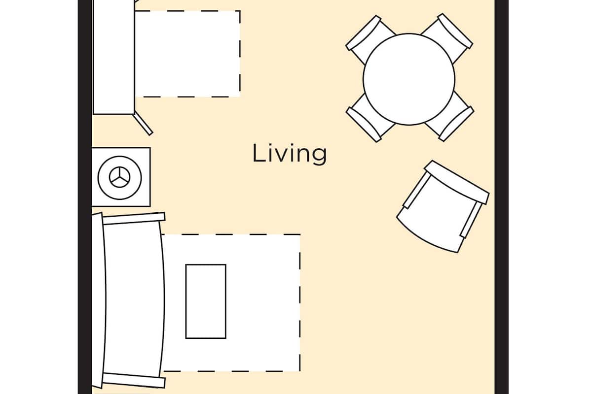 Standard Studio Suite | Floor plan