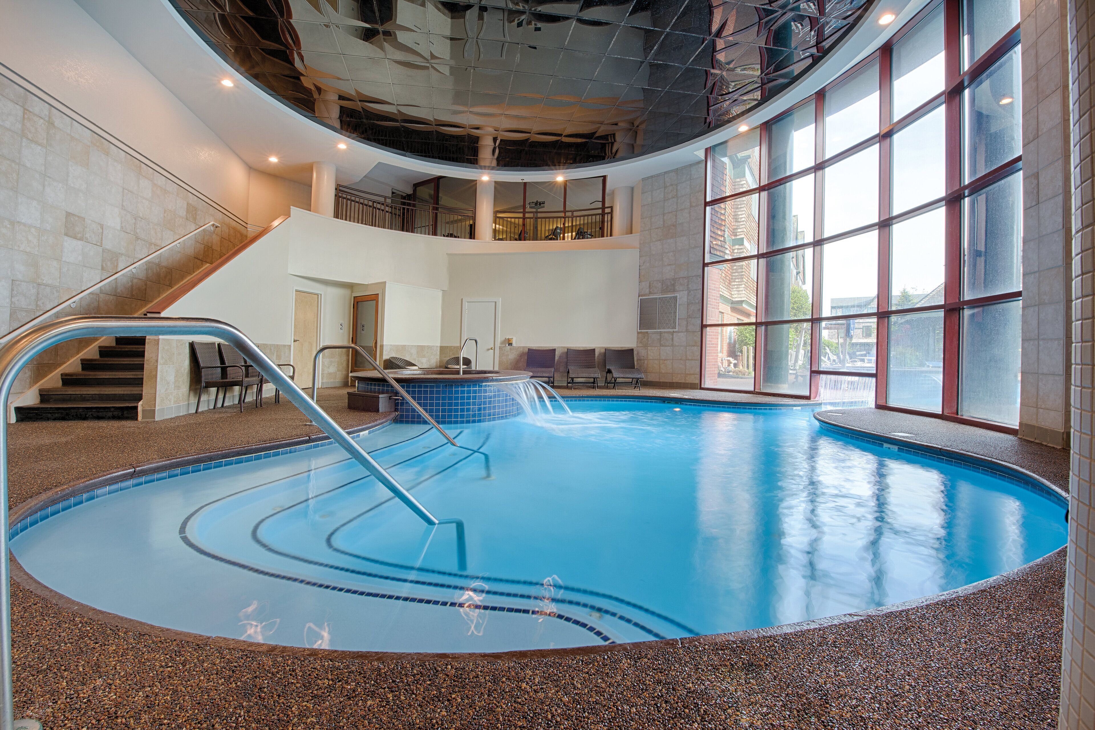 indoor pool, outdoor pool