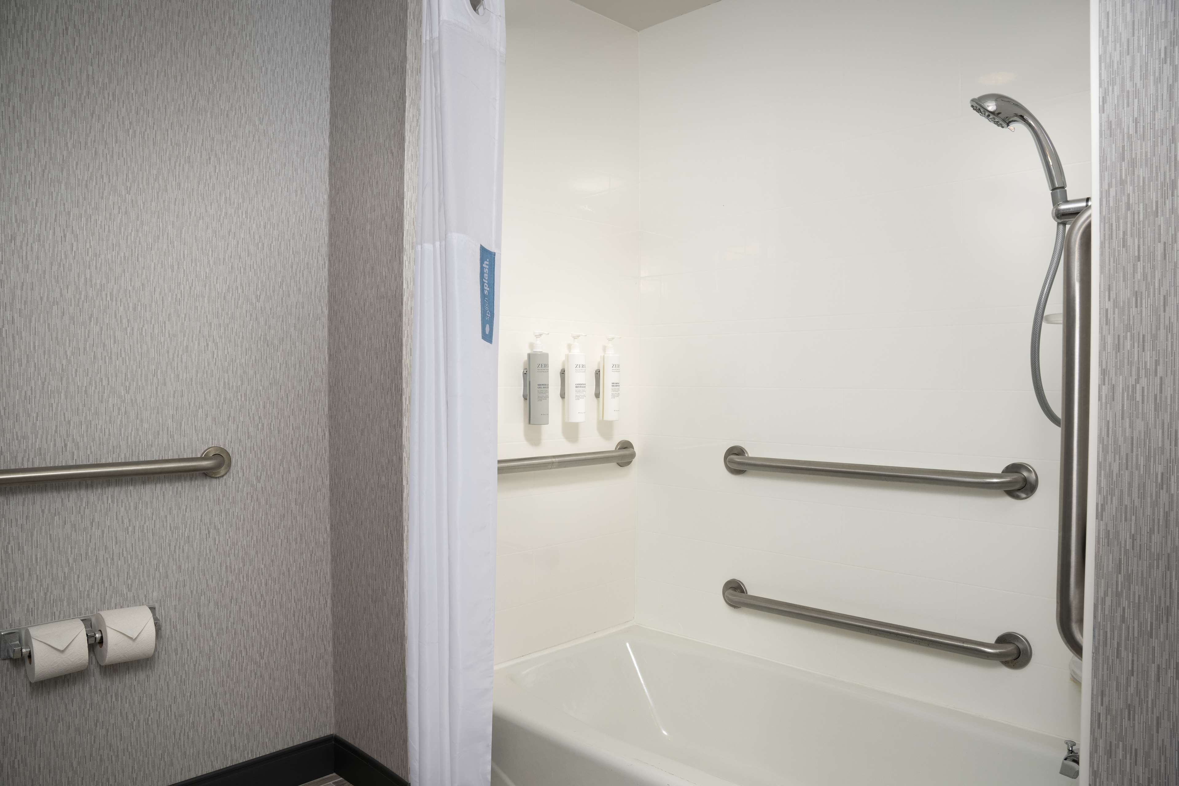 room, 1 king bed, accessible, bathtub (mobility/hearing) | bathroom shower