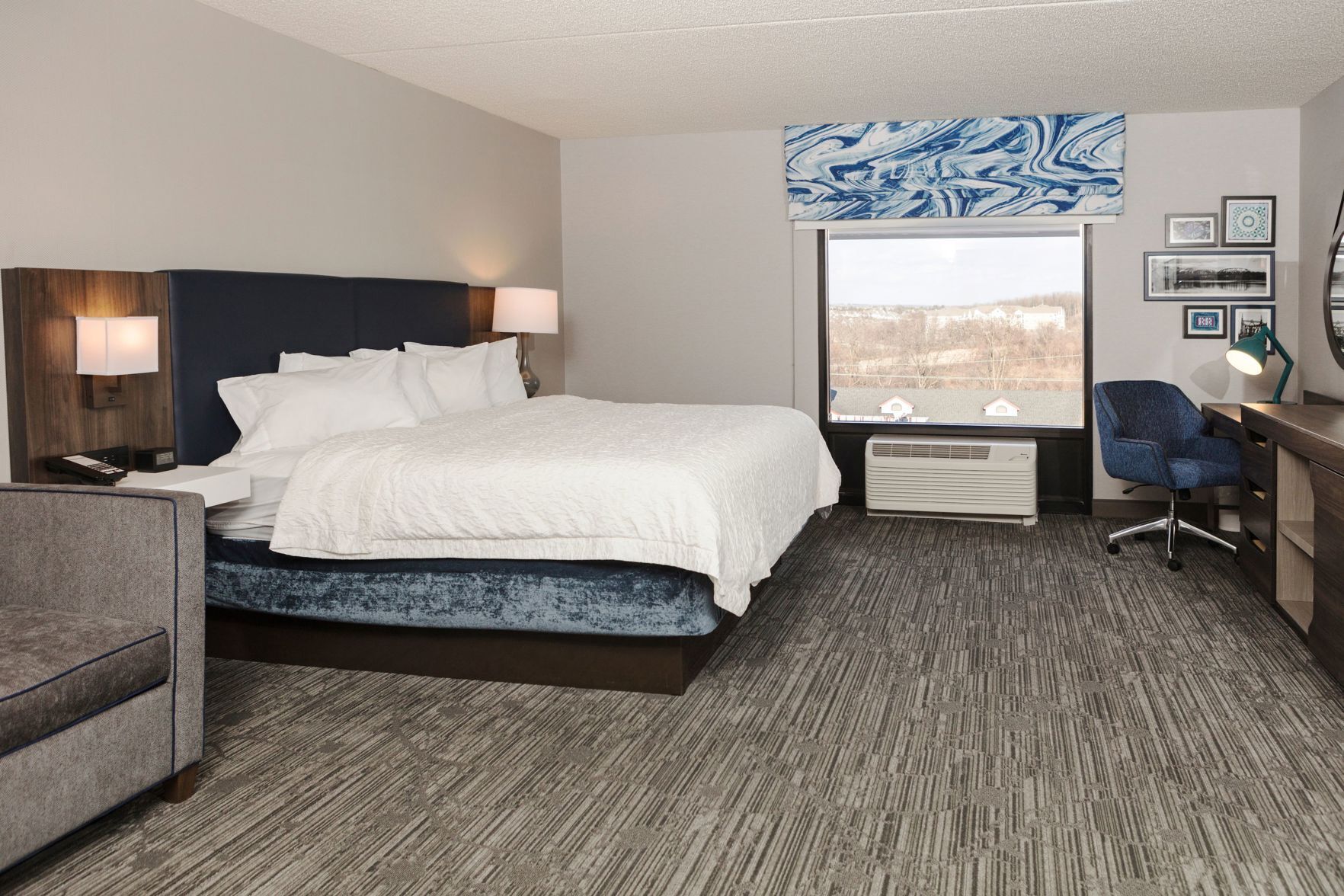In-room safe, desk, iron/ironing board, free cribs/infant beds