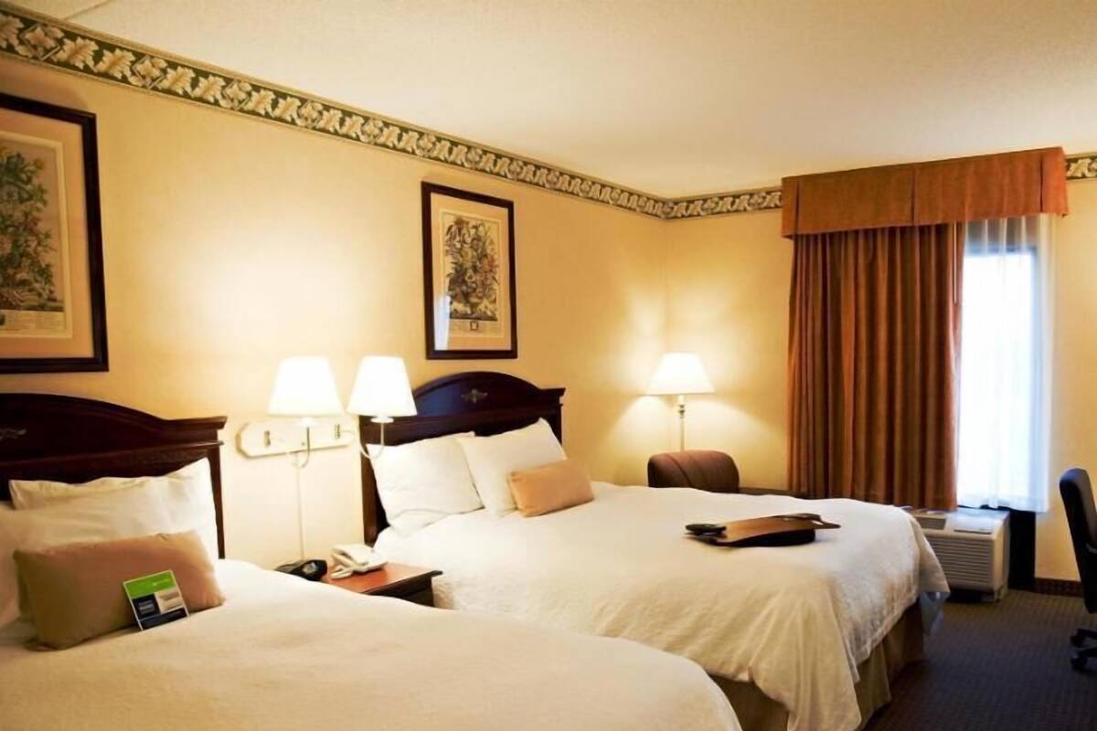 In-room safe, desk, iron/ironing board, free cribs/infant beds