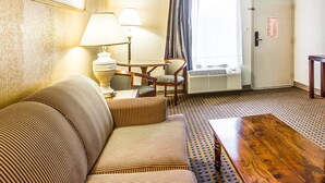 Suite, 1 King Bed | Iron/ironing board, free WiFi, bed sheets