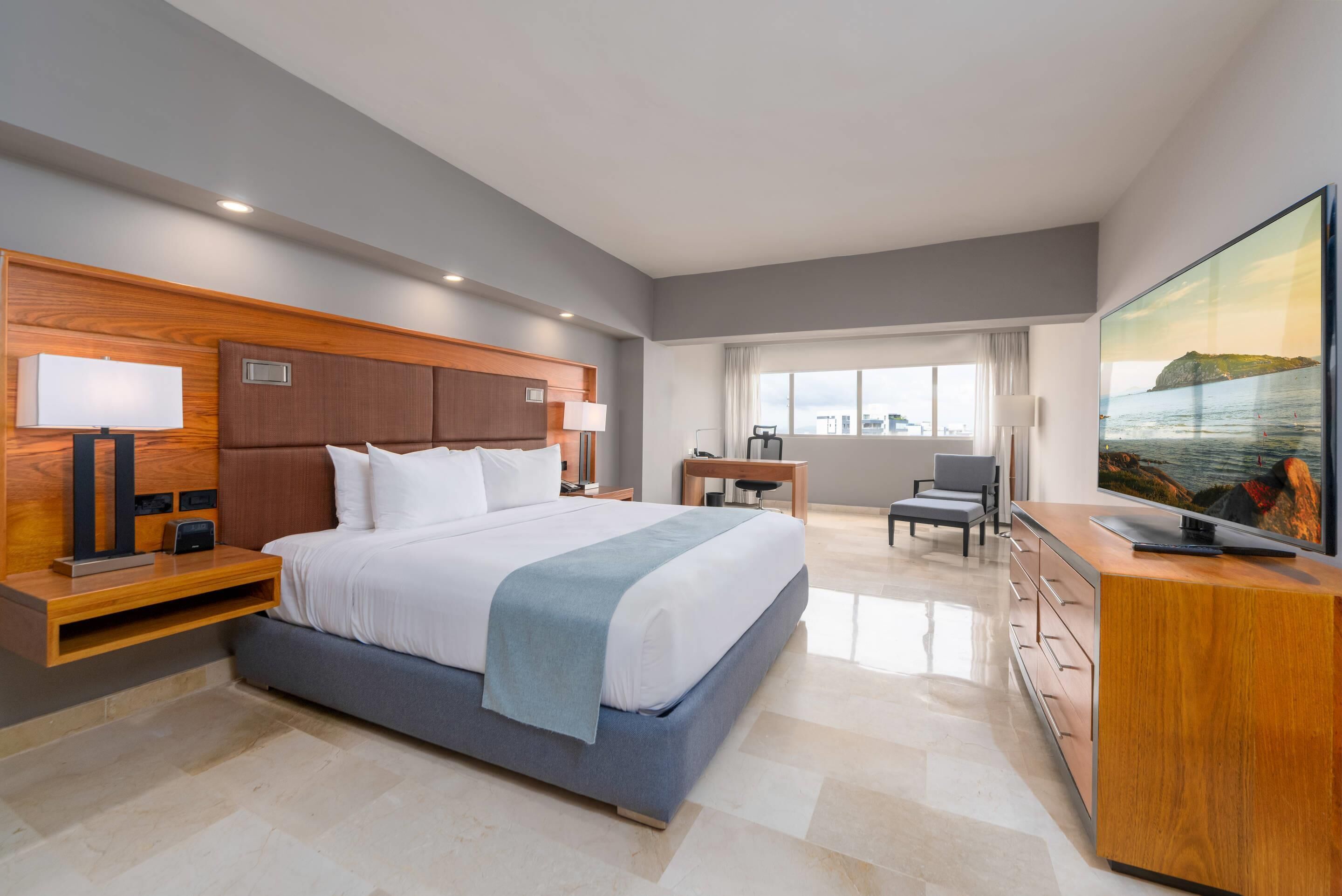 Premium suite, 1 slaapkamer, niet-roken | Hypoallergeen beddengoed, donsdekens, pillowtop-bedden