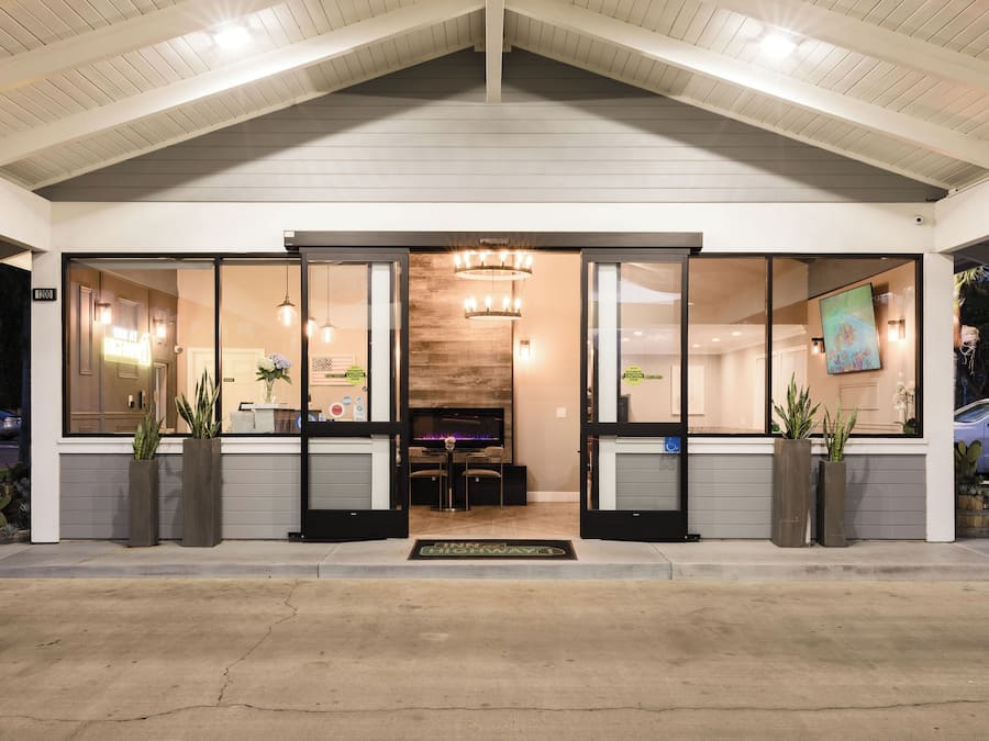 Façade de lâhĂ©bergement