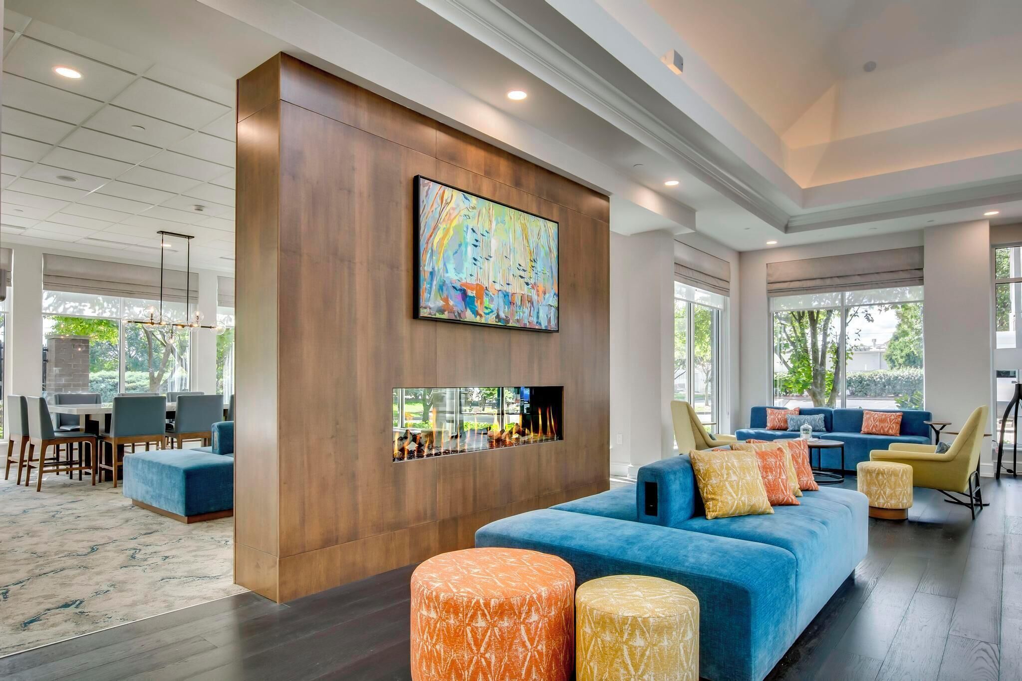 Sala de estar en el lobby