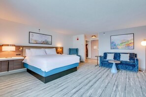 Skrivebord, skrivebord for bærbar PC og blendingsgardiner