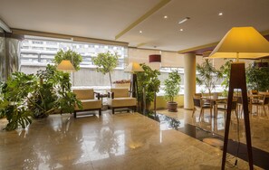 Sitteområde i lobbyen