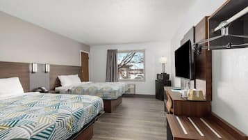 Desk, blackout drapes, free WiFi, bed sheets