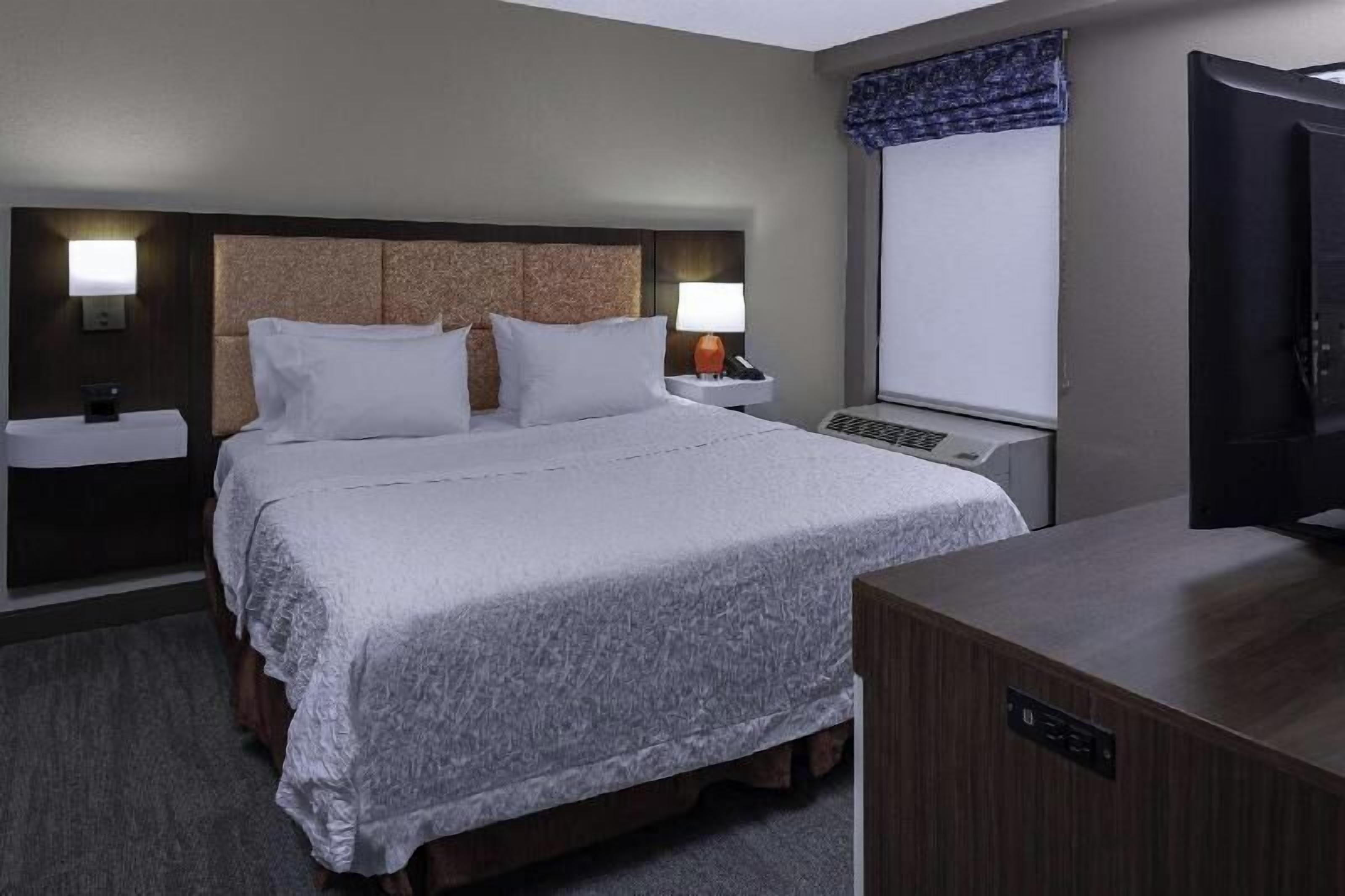 Premium bedding, down comforters, pillowtop beds, desk