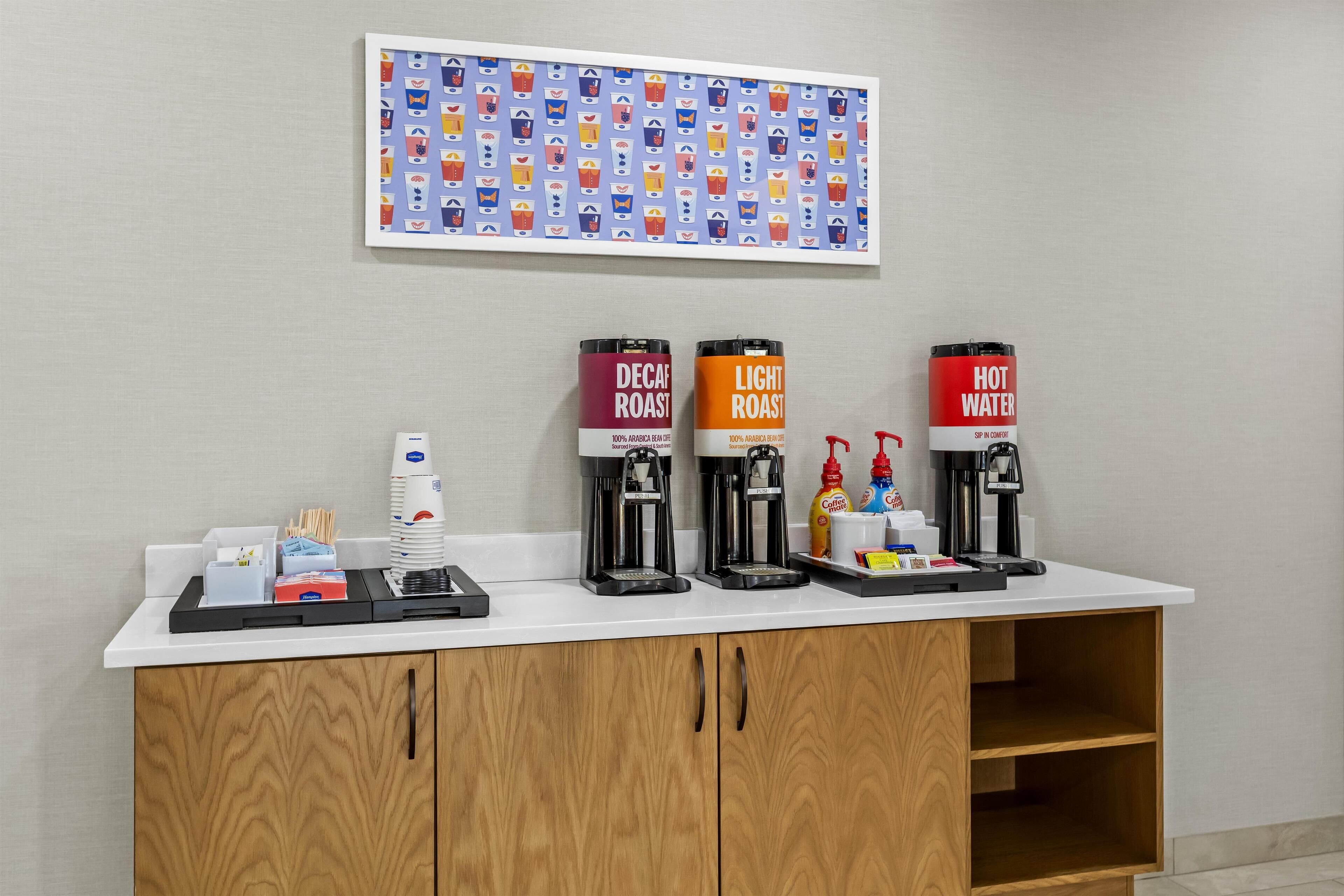 Free daily buffet breakfast 