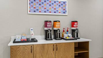 Free daily buffet breakfast