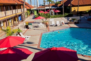 2 outdoor pools, pool umbrellas, sun loungers