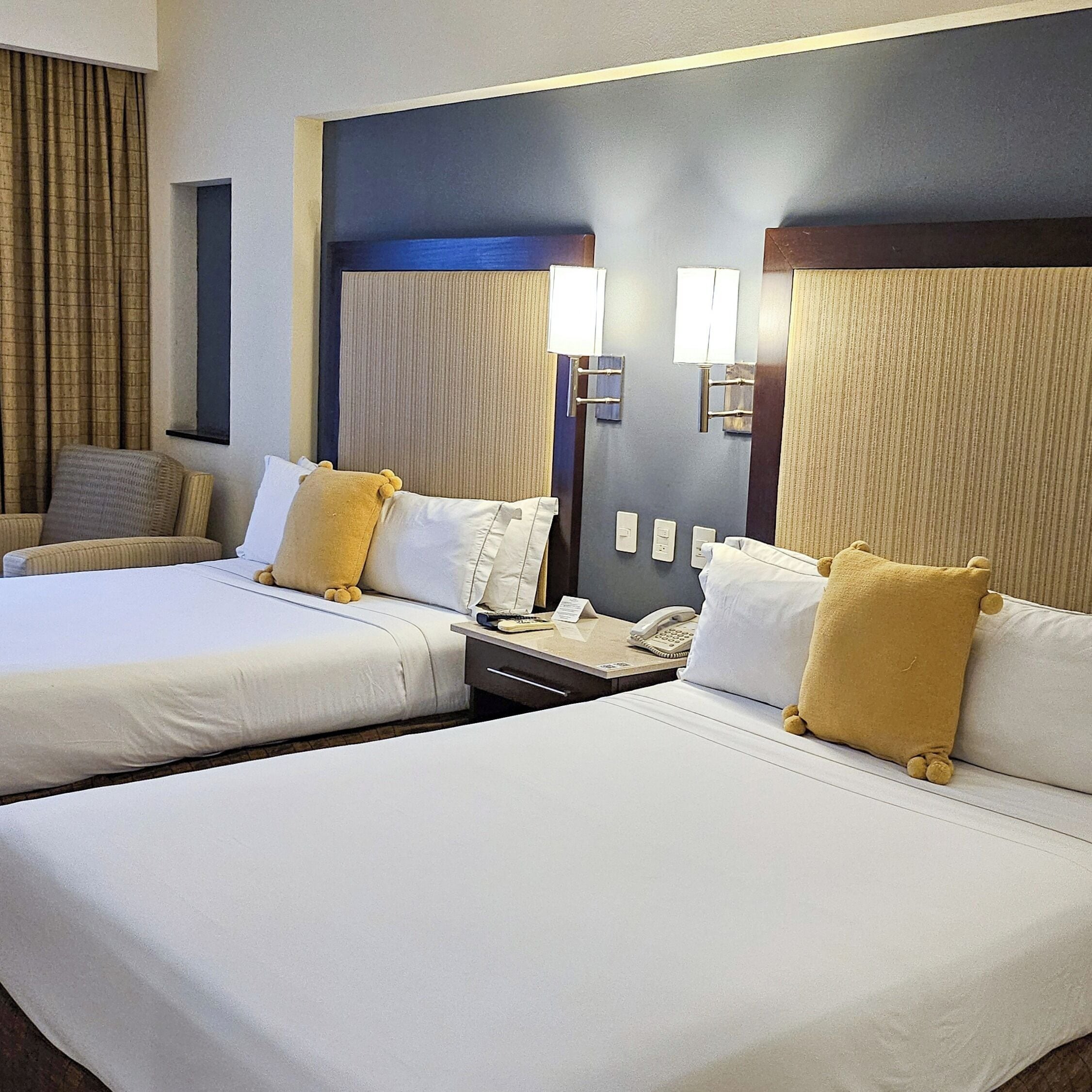 executive room, 2 double beds | 1 bedroom, premium bedding, down duvets, pillow-top beds