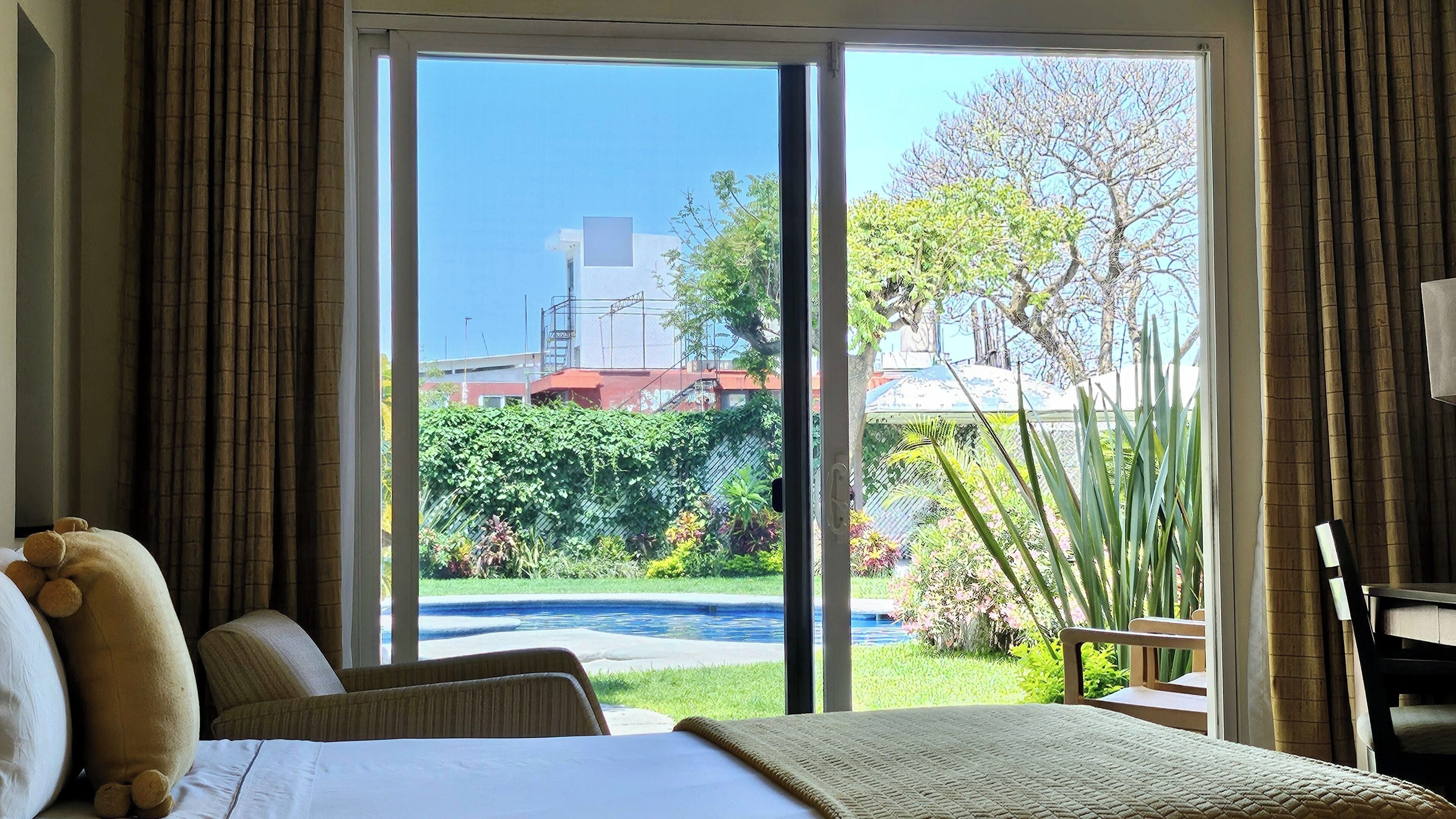 executive room, pool front, 2 double beds | 1 bedroom, premium bedding, down duvets, pillow-top beds