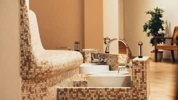 Body treatments, aromatherapy, facials, manicures and pedicures
