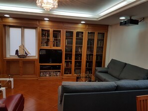 تلفزيون بحجم 22-بوصة يعرض قنوات فضائية، مشغل دي في دي