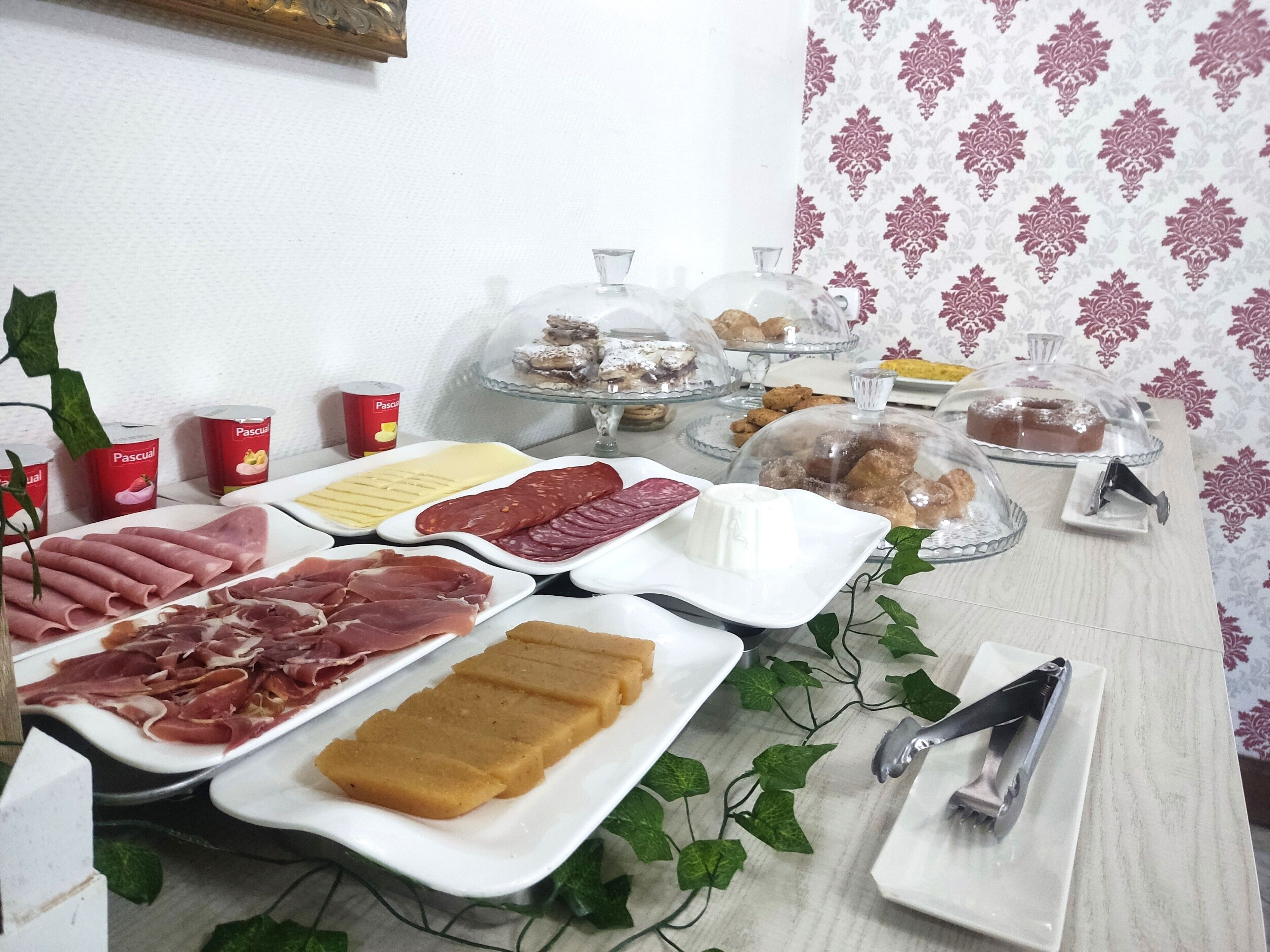 뷔페 아침 식사