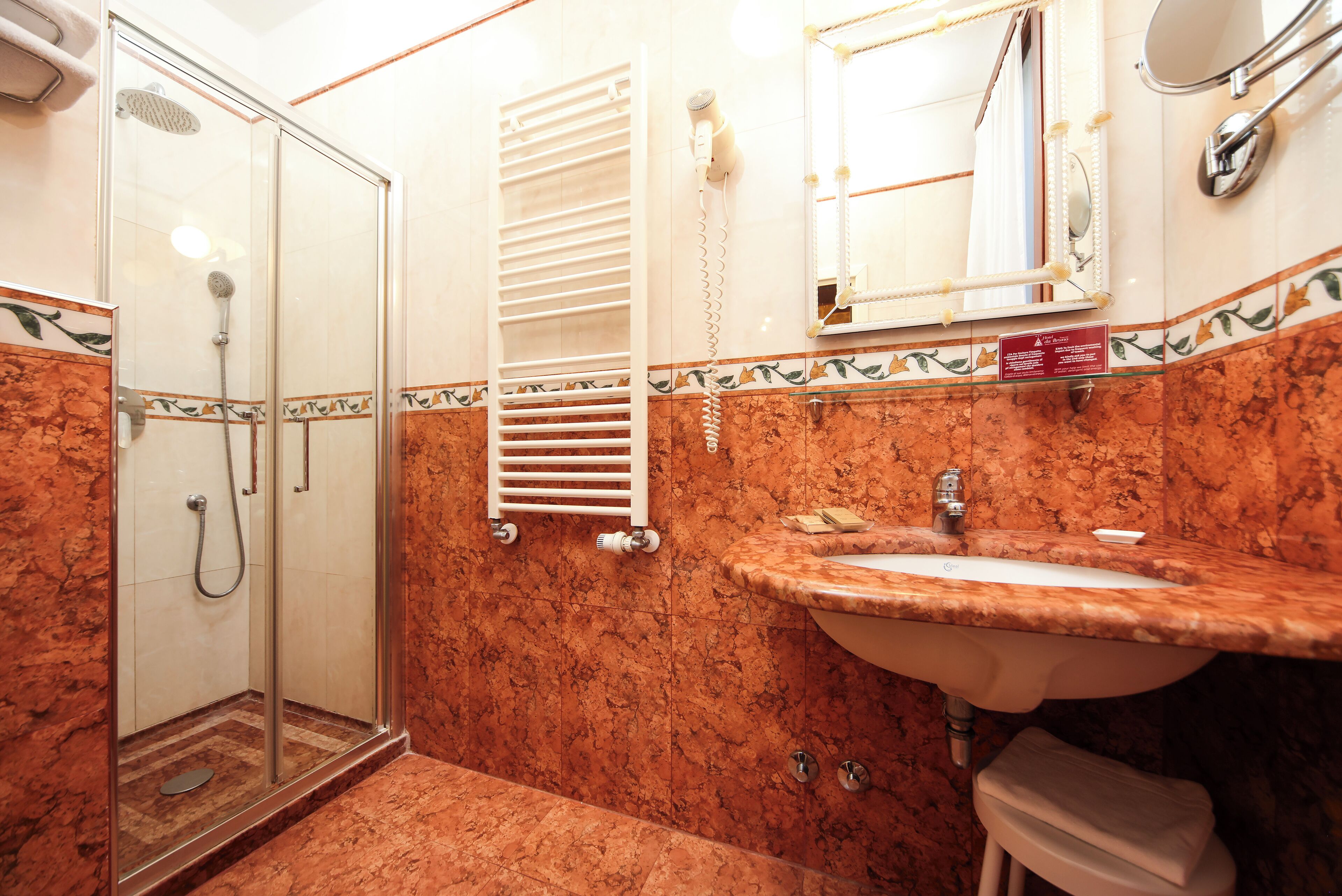 basic double room | bathroom | hair dryer, towels