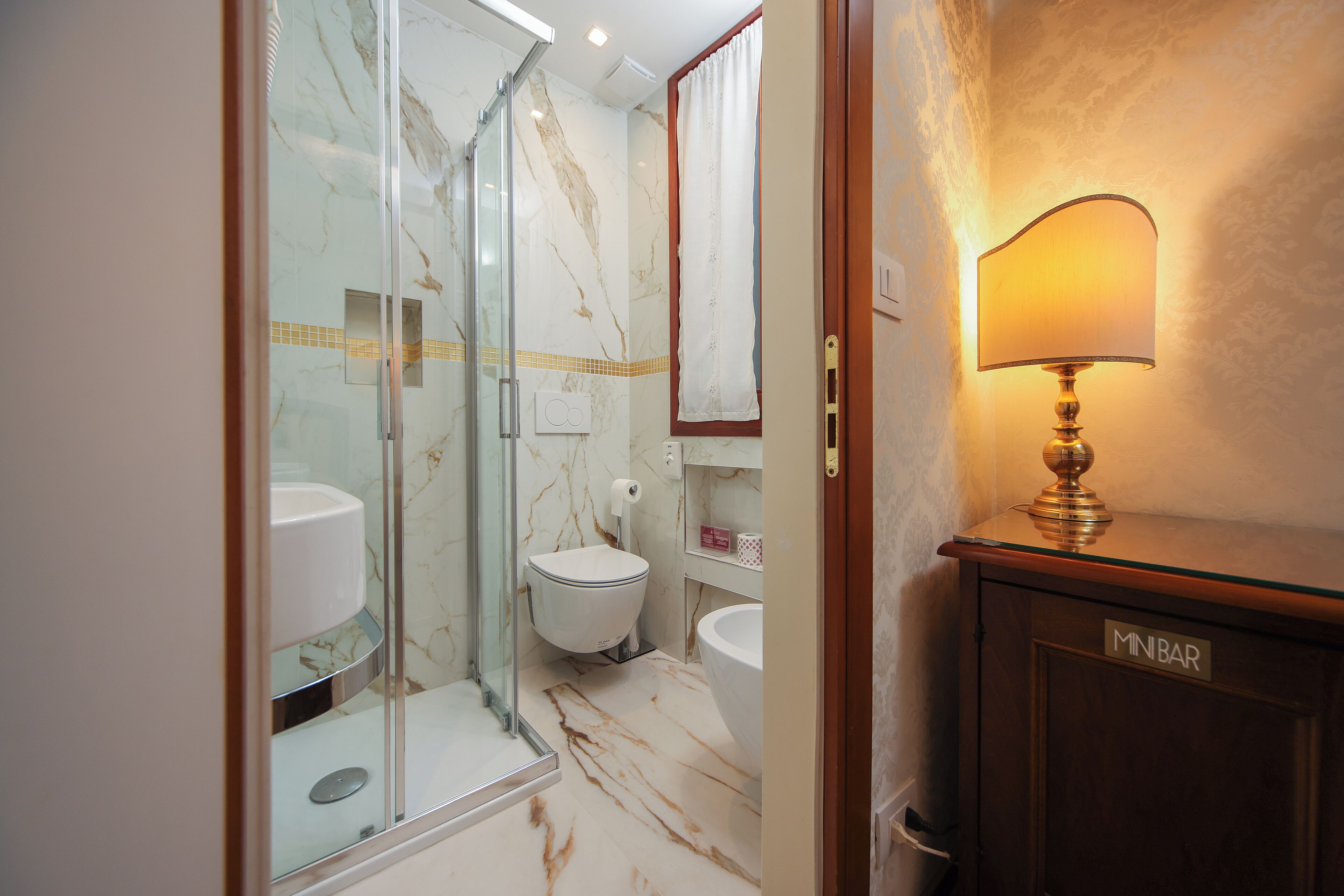 single room | bathroom | hair dryer, towels