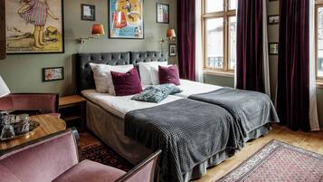 Tomannsrom – standard (Ehrenpohlska house, Spa excluded) | Individuelt dekorert, individuelt innredet og strykejern/-brett