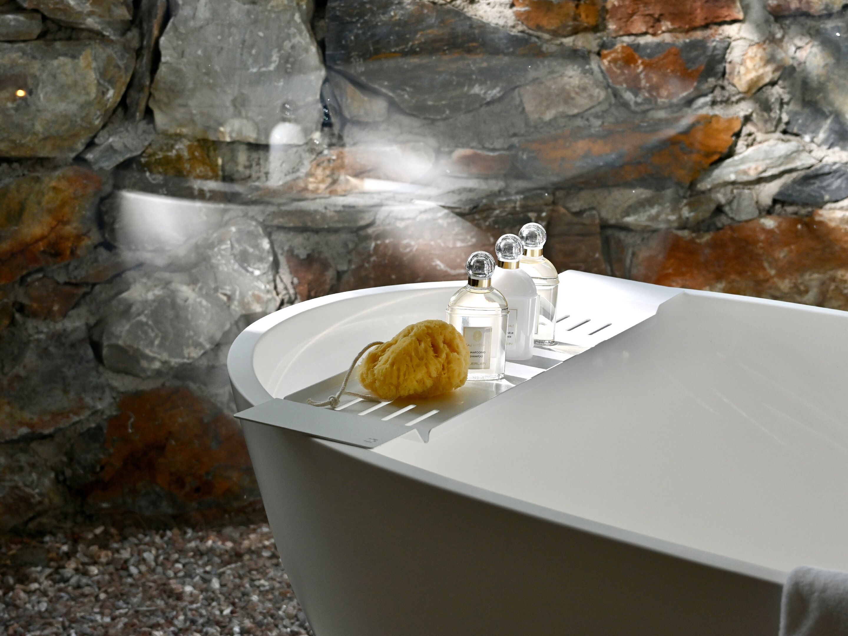 pine hill villa | bathroom | eco-friendly toiletries, hair dryer, bathrobes, slippers